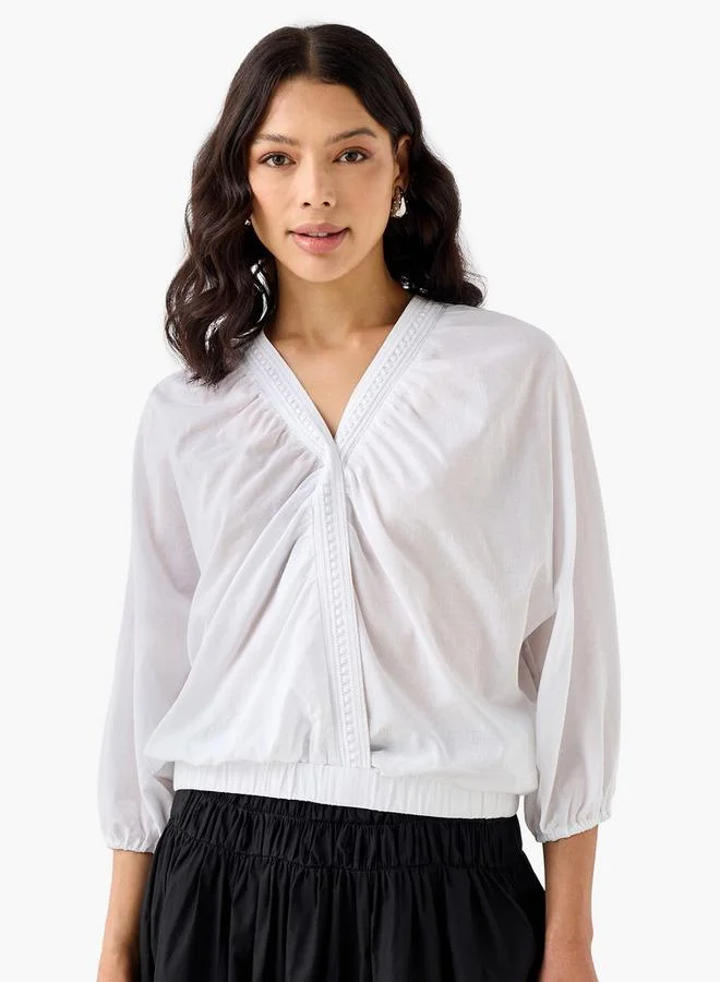 2Xtremz 2Xtremz Cotton Top with V-neck